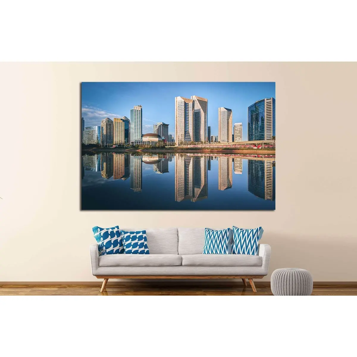 Sao Paulo Skyline, Brazil, South America №1276 Ready To Hang Canvas Print 2