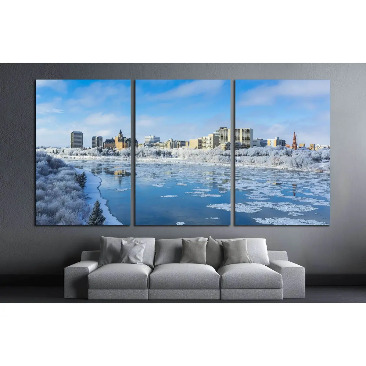 Saskatoon, Canada №2159 Ready To Hang Canvas Print 5
