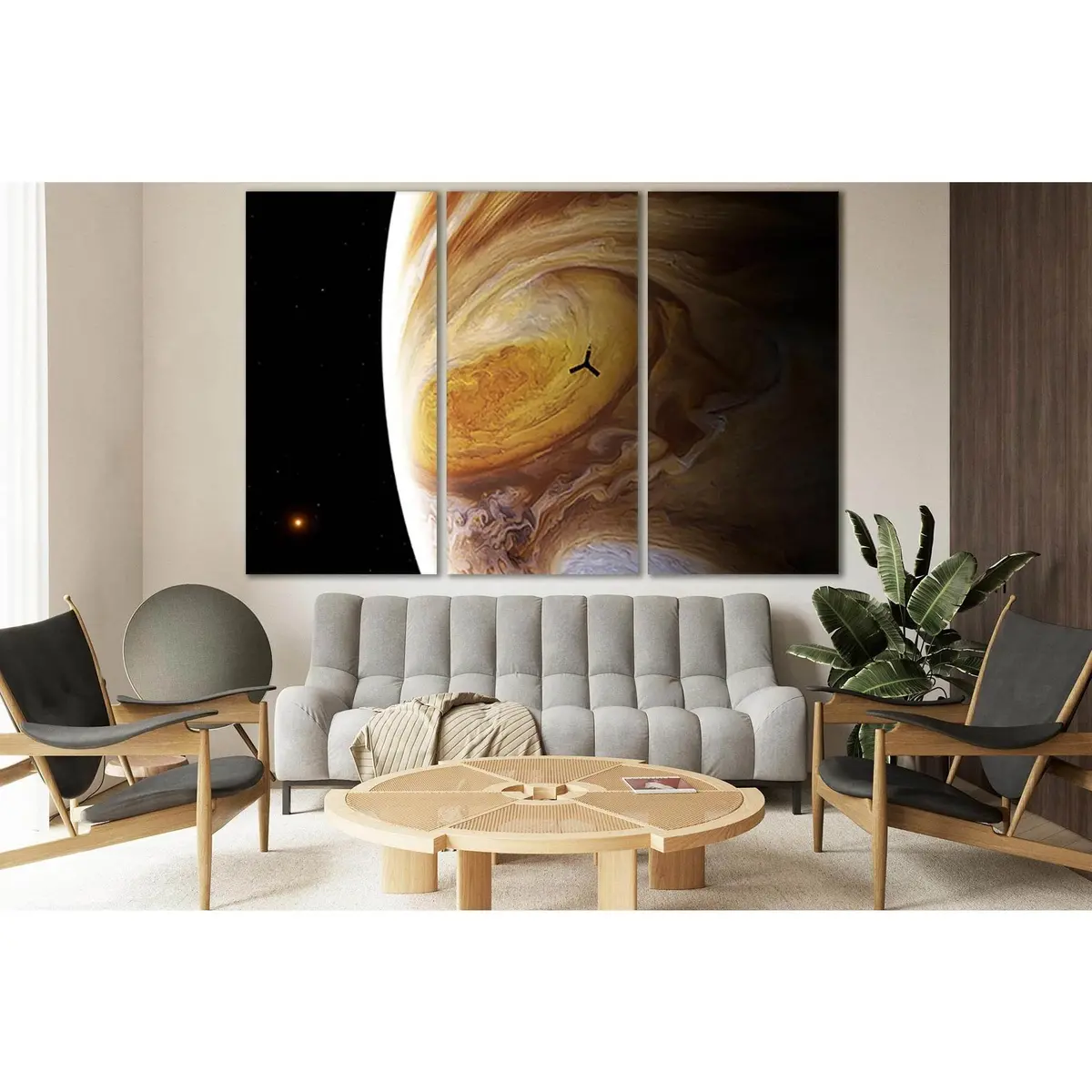 Satellite On Orbiting Jupiter №Sl960 Ready To Hang Canvas Print 5