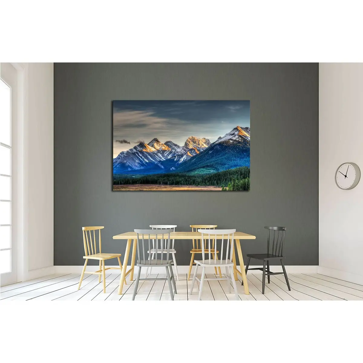 Scenic Mountain Views Kananaskis Country Alberta Canada №2701 Ready To Hang Canvas Print 3