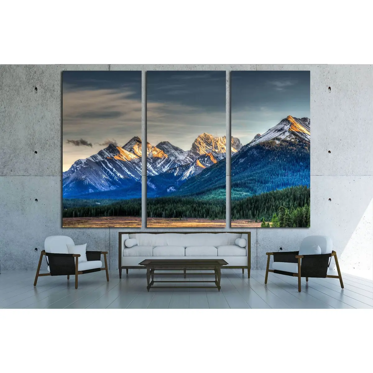 Scenic Mountain Views Kananaskis Country Alberta Canada №2701 Ready To Hang Canvas Print 5