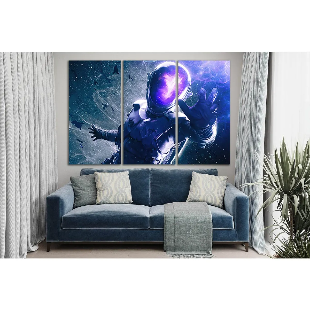 Sci Fi Astronaut №Sl1282 Ready To Hang Canvas Print 5