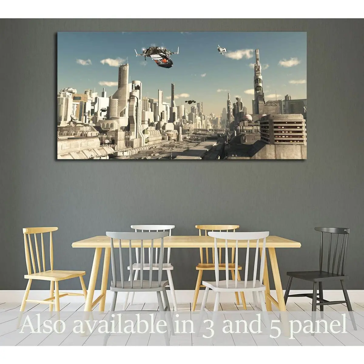 Science Fiction Illustration №2179 Ready To Hang Canvas Print 1