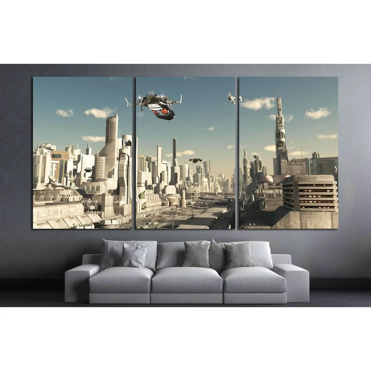 Science Fiction Illustration №2179 Ready To Hang Canvas Print 5