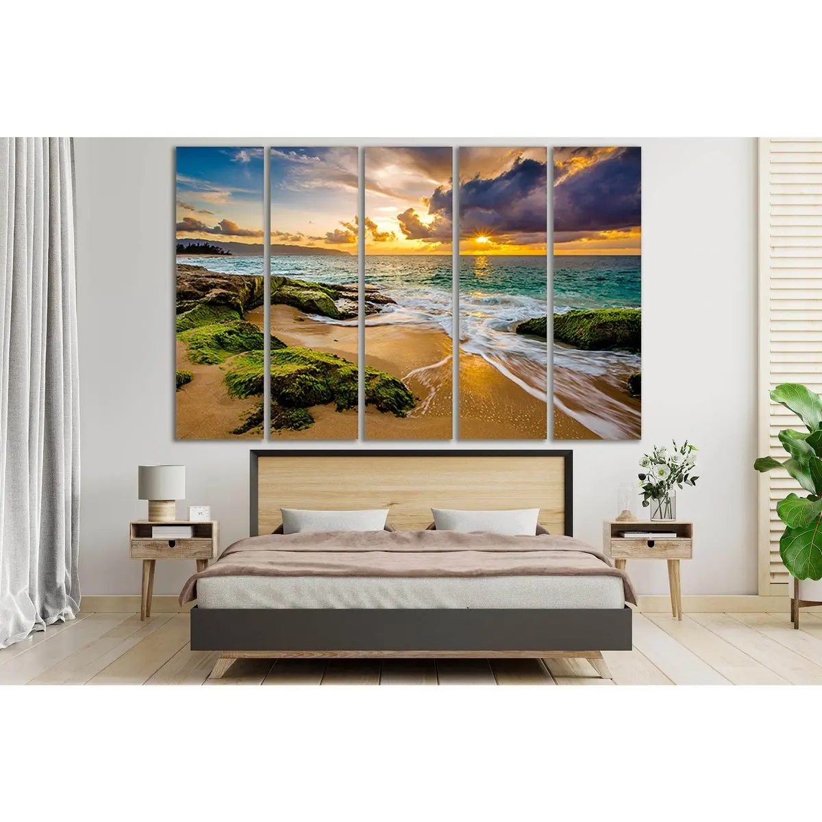 Ocean Sunset Canvas Art №SL291 – Premium Ready-to-Hang Wall Decor