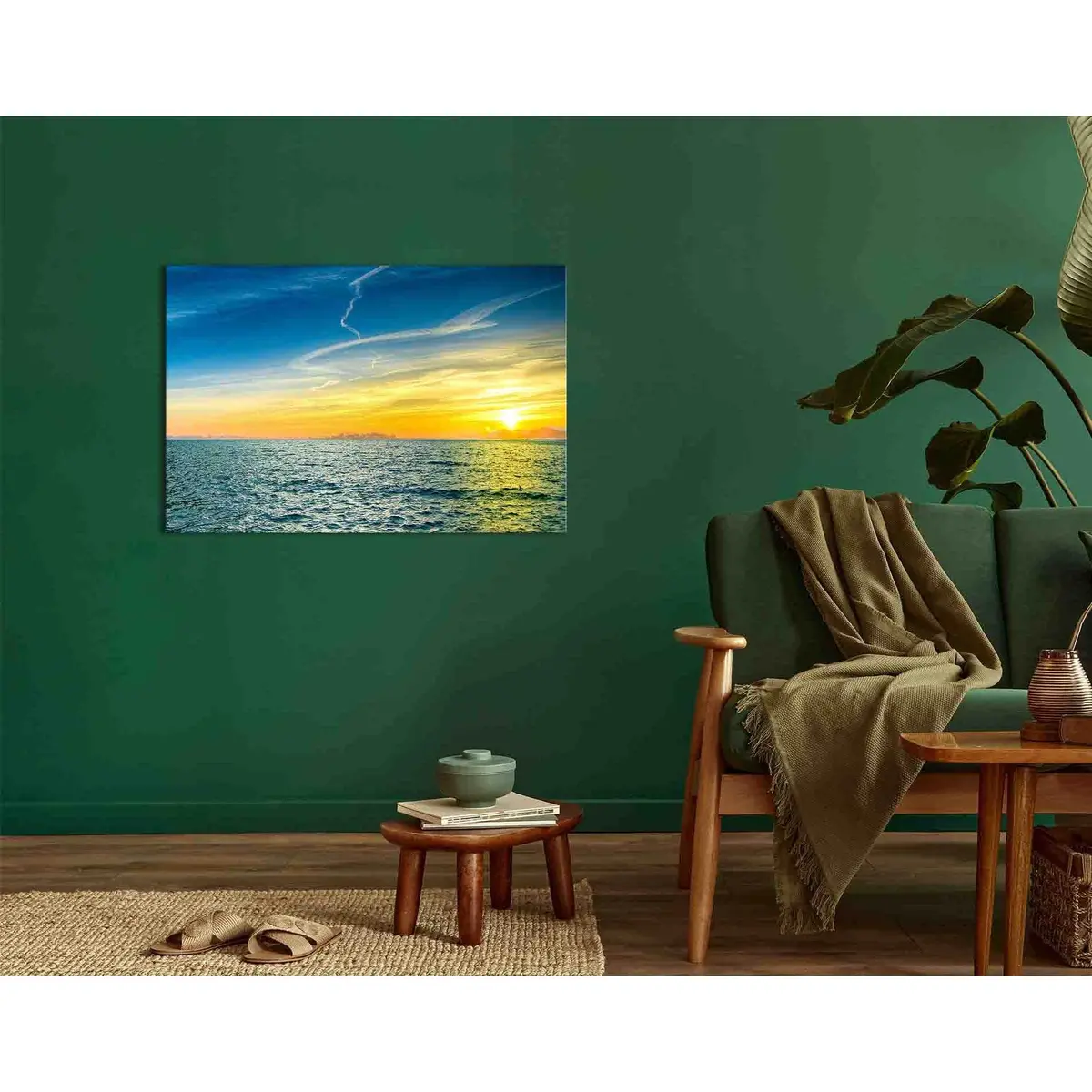 Sea Channel At Sunrise №D1236 Ready To Hang Canvas Print 3