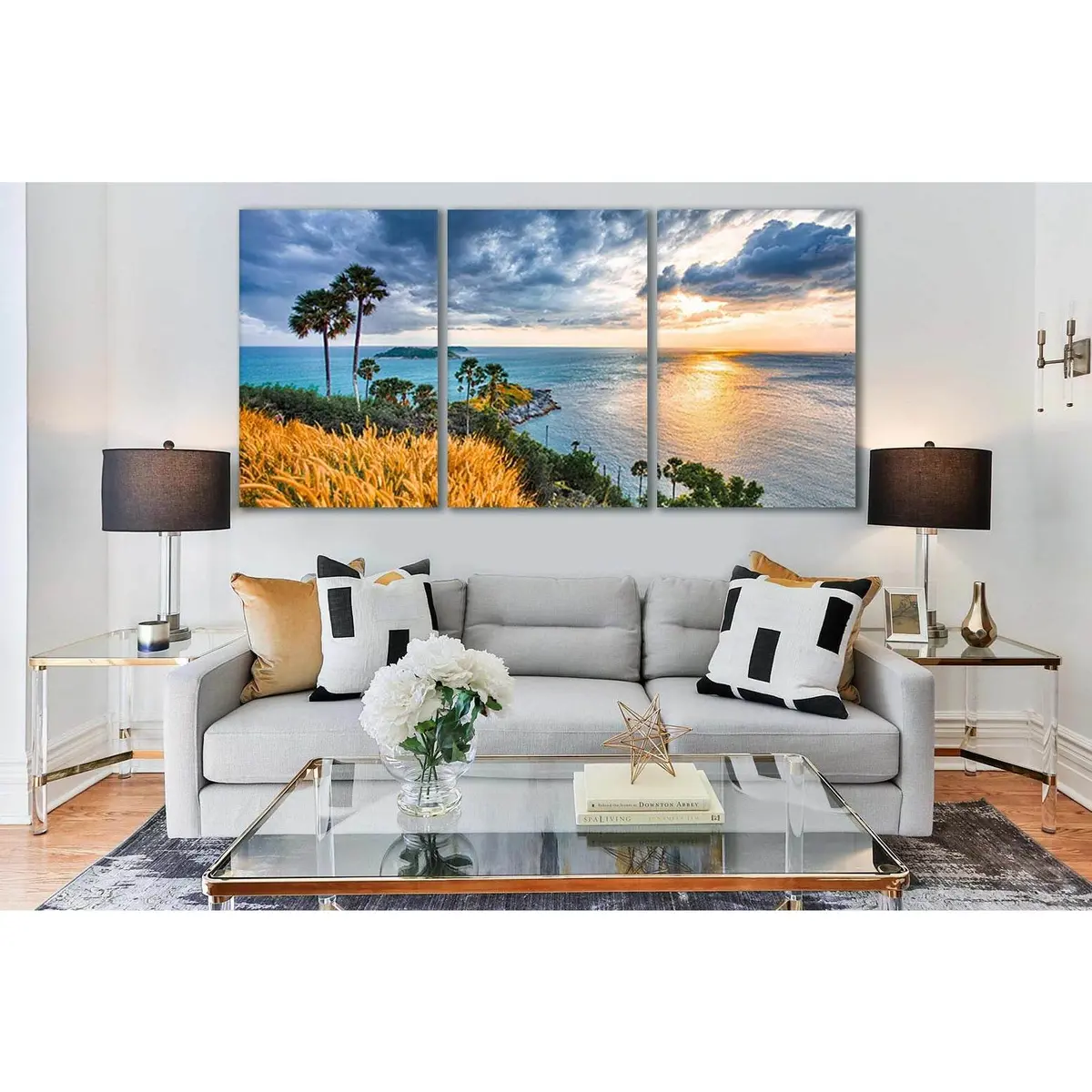 Sea Dawn On The Hill №Sl138 Ready To Hang Canvas Print 5
