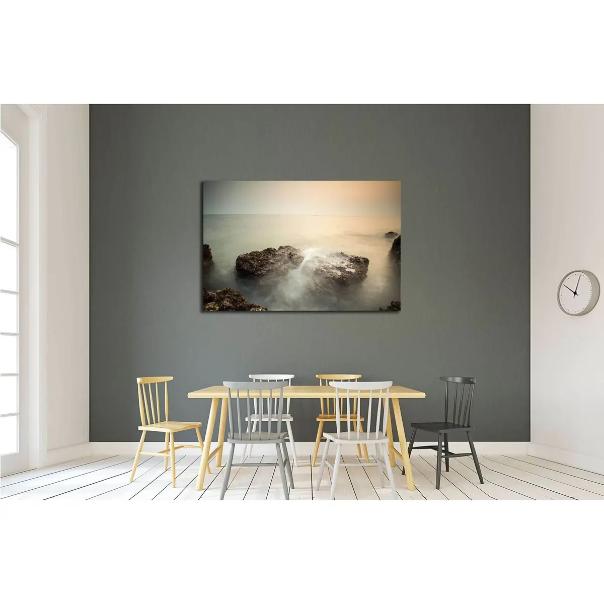 Sea Near Fort Tiracol, Goa, India №2520 Ready To Hang Canvas Print 3