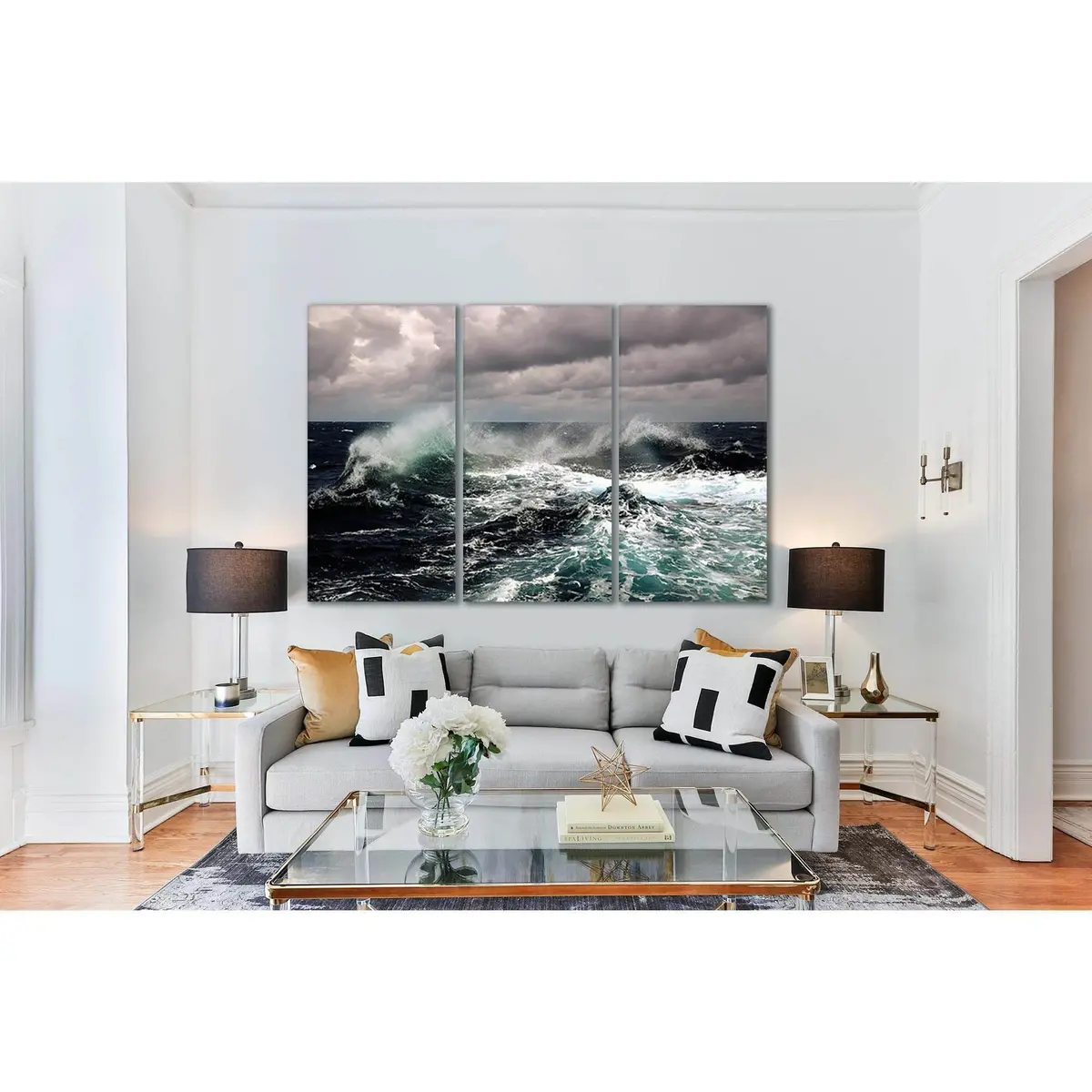 Sea Wave №Sl52 Ready To Hang Canvas Print 5
