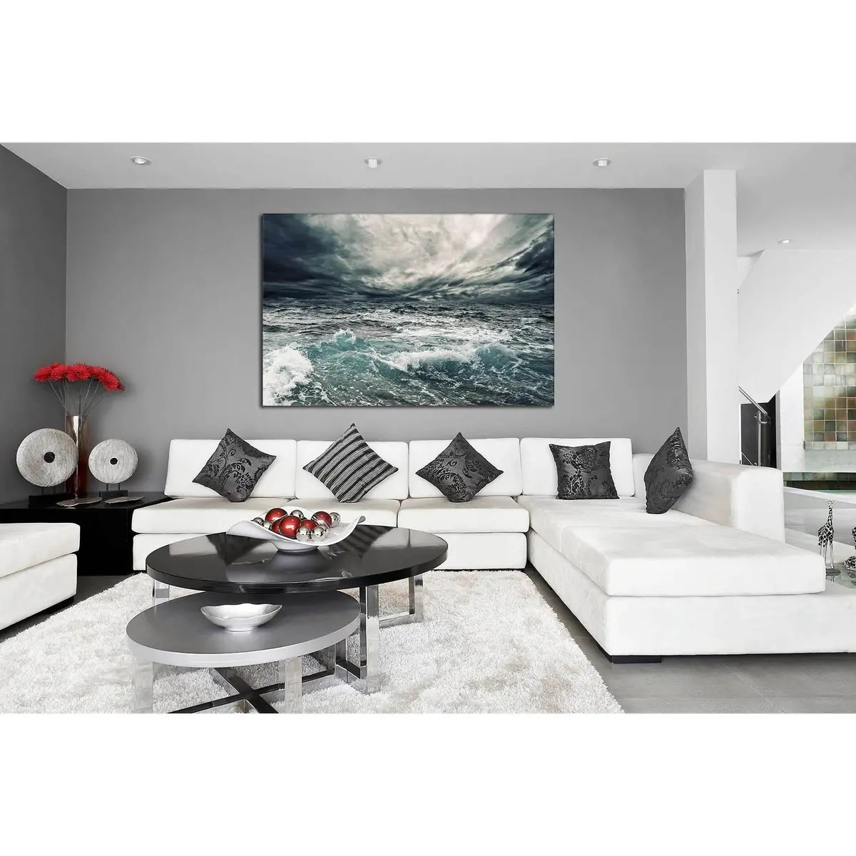 Seascape №756 Ready To Hang Canvas Print 3