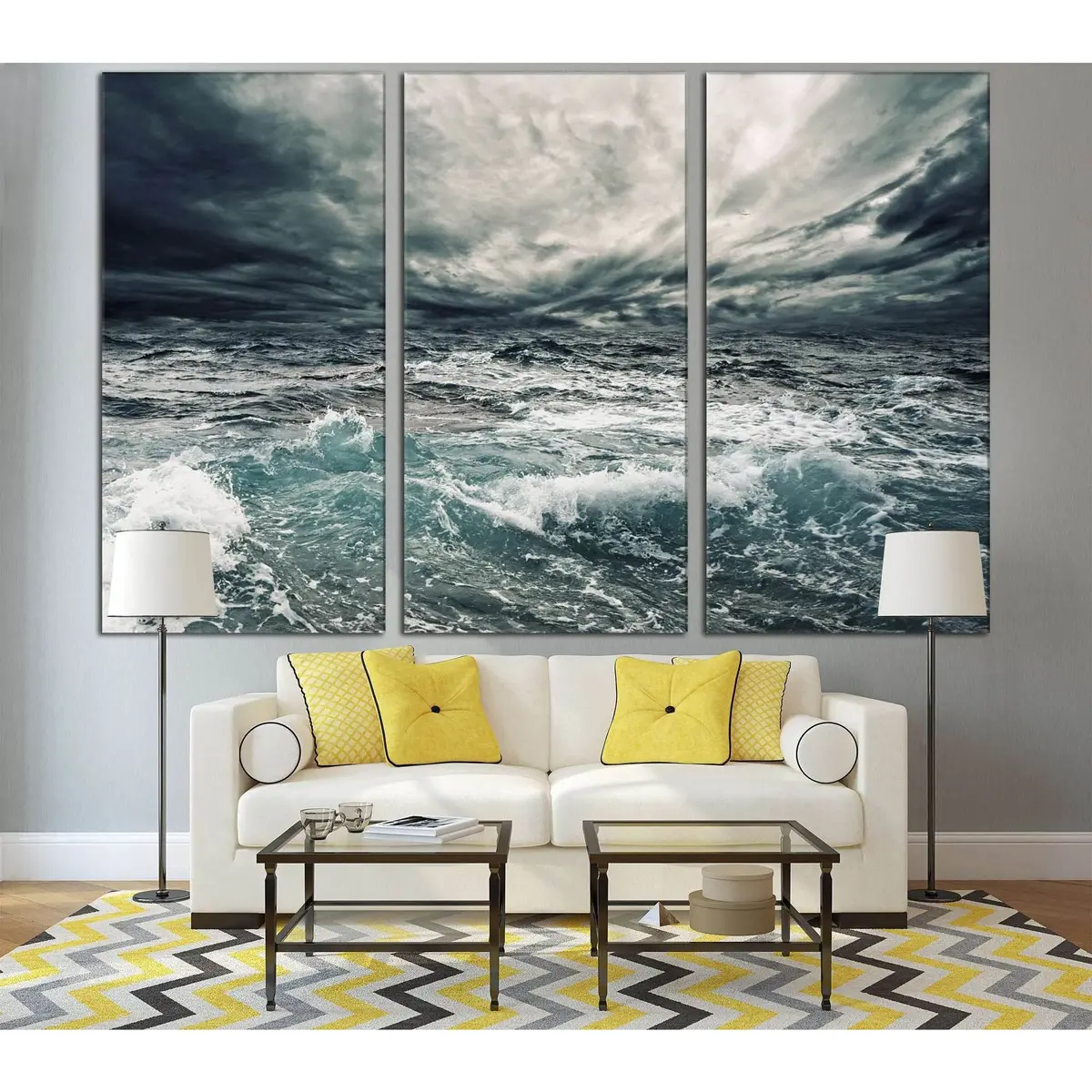 Seascape №756 Ready To Hang Canvas Print 5