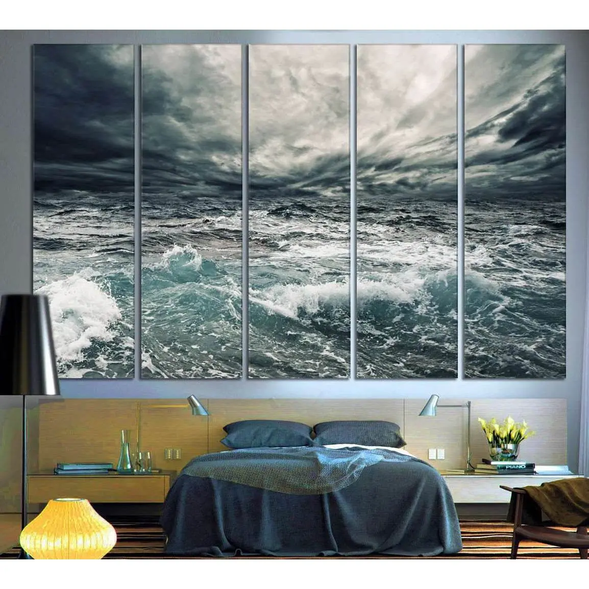 Ocean View #756 Premium Ready-to-Hang Canvas Art