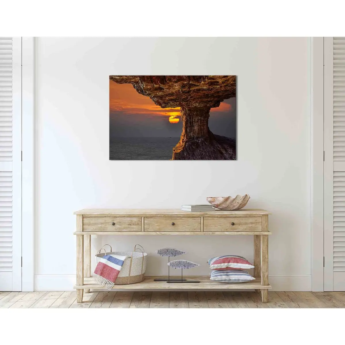 Seascape With Rocks №D1216 Ready To Hang Canvas Print 3