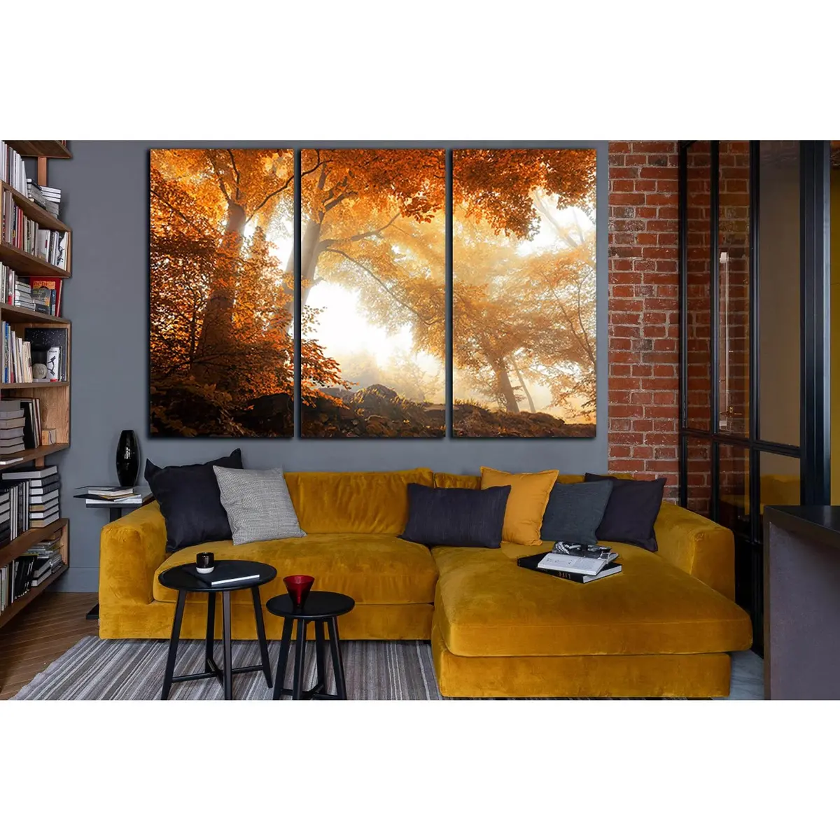 Seasons Autumn Trees №Sl1066 Ready To Hang Canvas Print 5