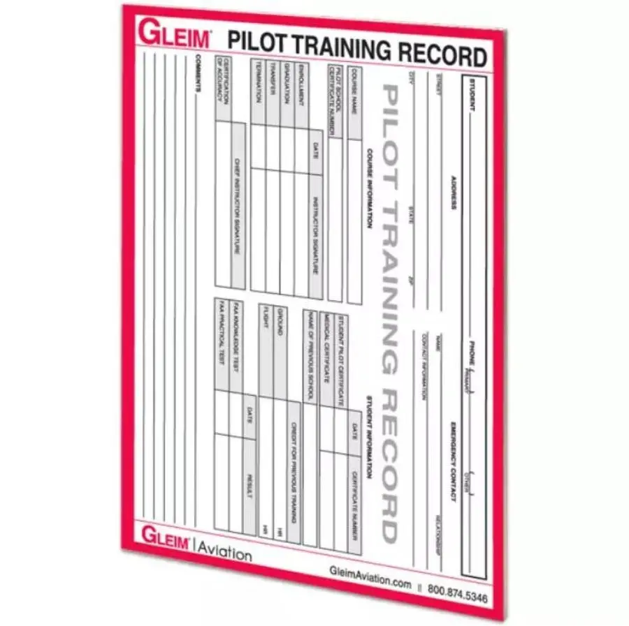 Commercial Pilot Training Record 1