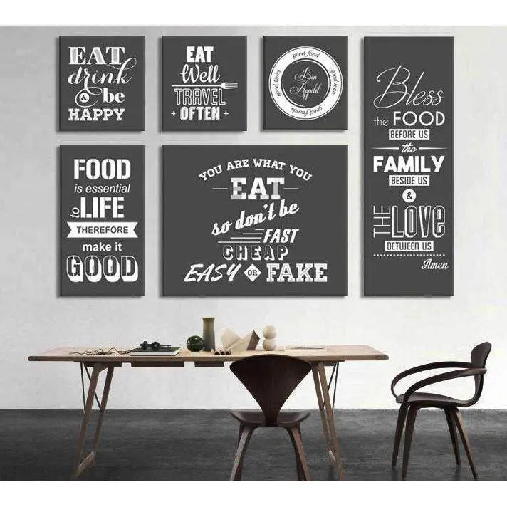 Set Of 6 Canvases №878 Ready To Hang Canvas Print 1