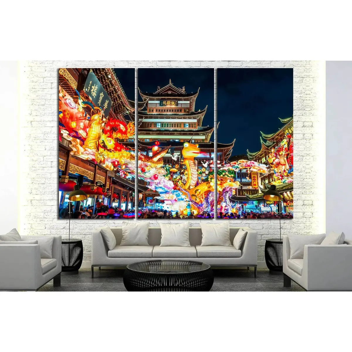 Shanghai №1512 Ready To Hang Canvas Print 5