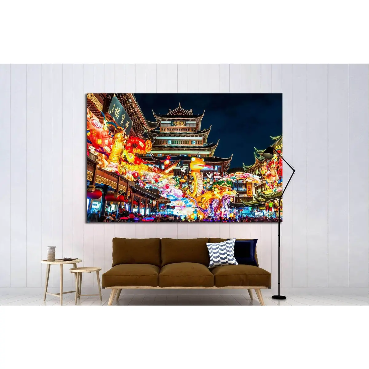 Shanghai №1512 Ready To Hang Canvas Print 2