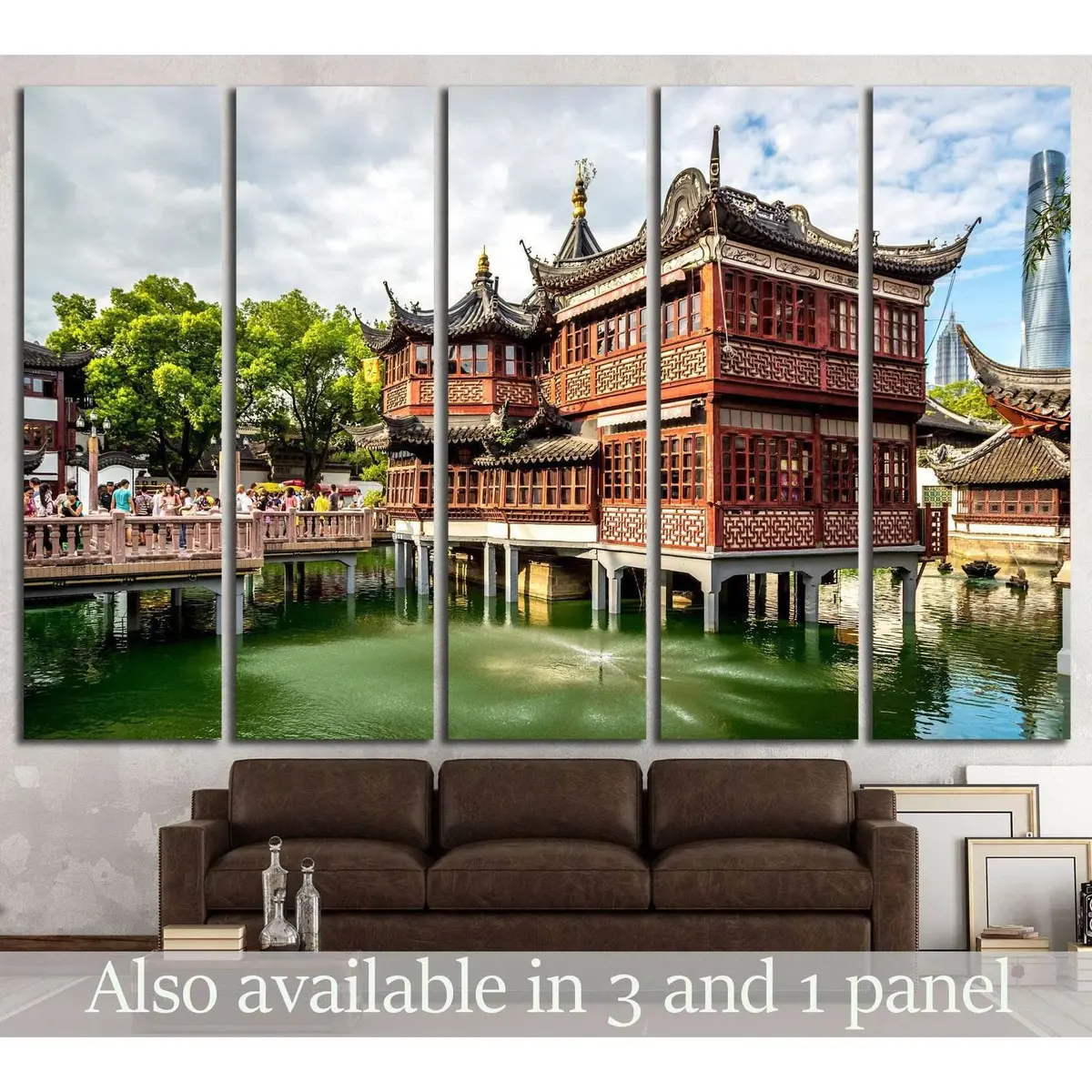 Shanghai Cityscape Canvas Art Print #1554 – Premium Ready-to-Hang Wall Decor