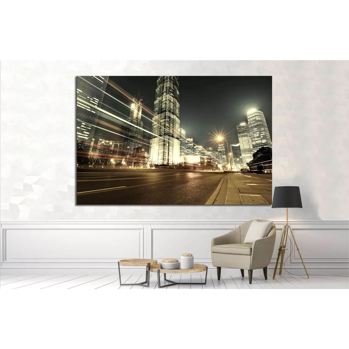 Shanghai Lujiazui Finance And Trade Zone №1527 Ready To Hang Canvas Print 2