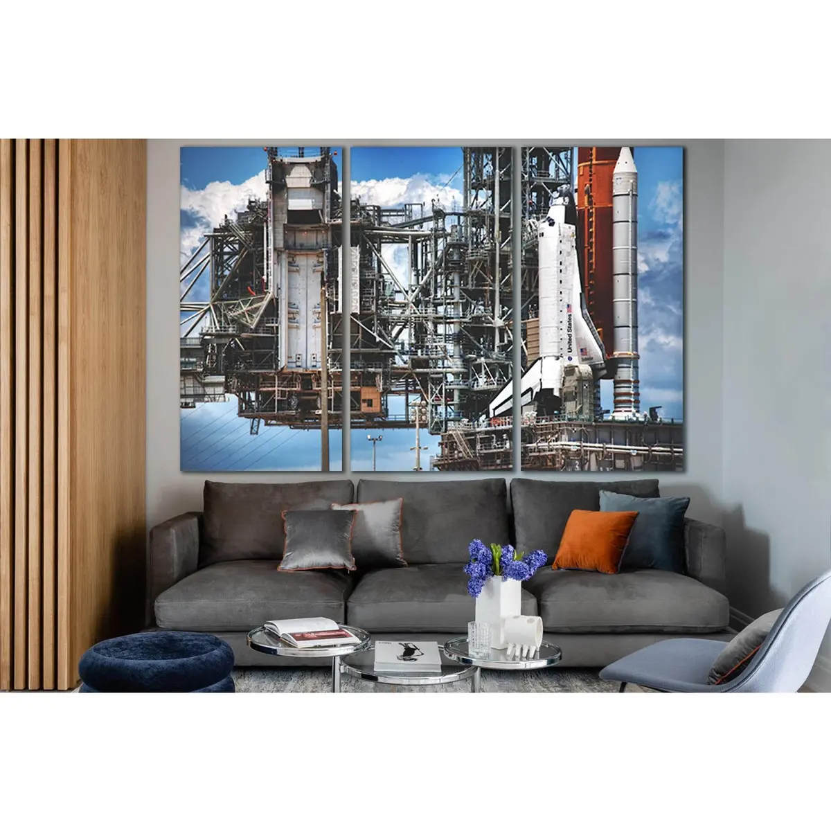 Shuttle Before Launch №Sl973 Ready To Hang Canvas Print 5