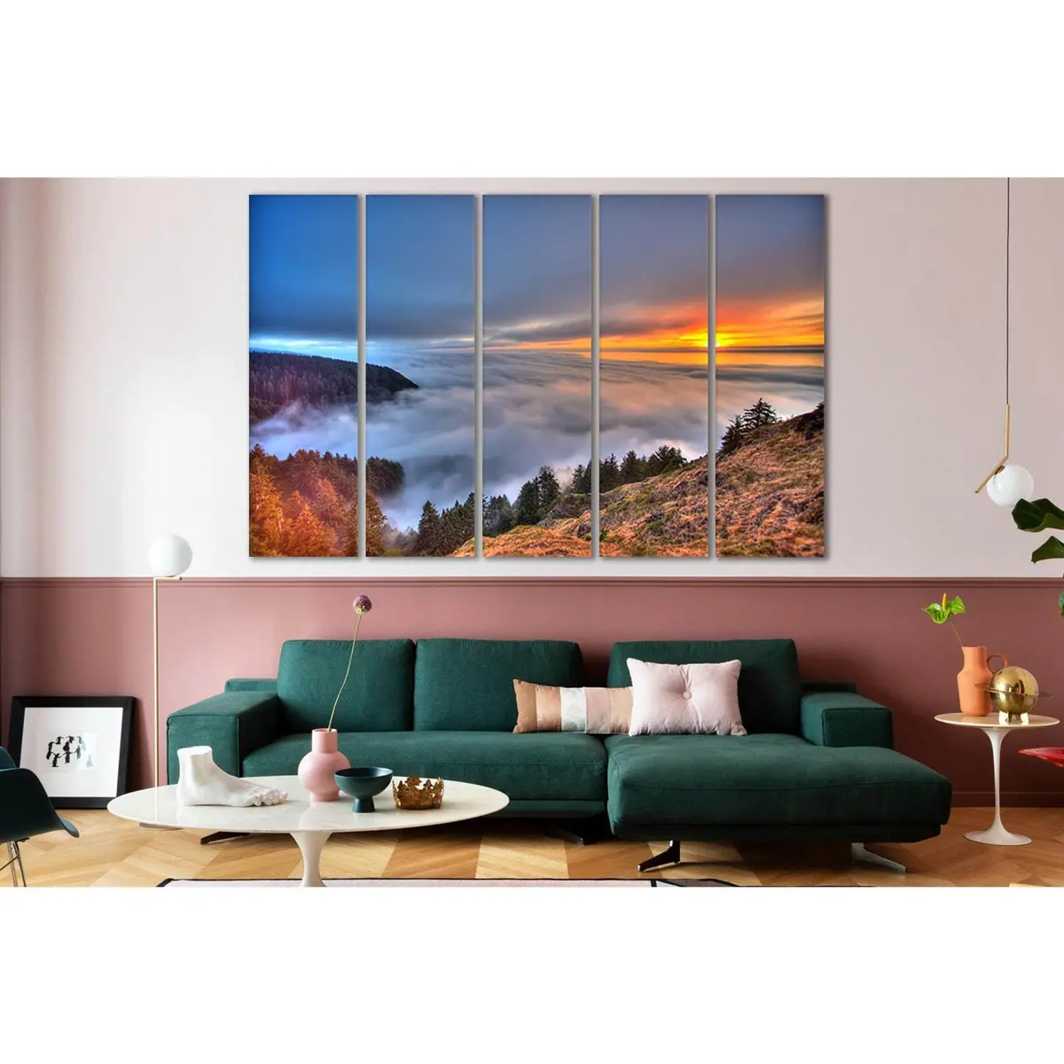 Siuslaw National Forest Sl244 Canvas Wall Art – Ready-to-Hang Print - Image 3