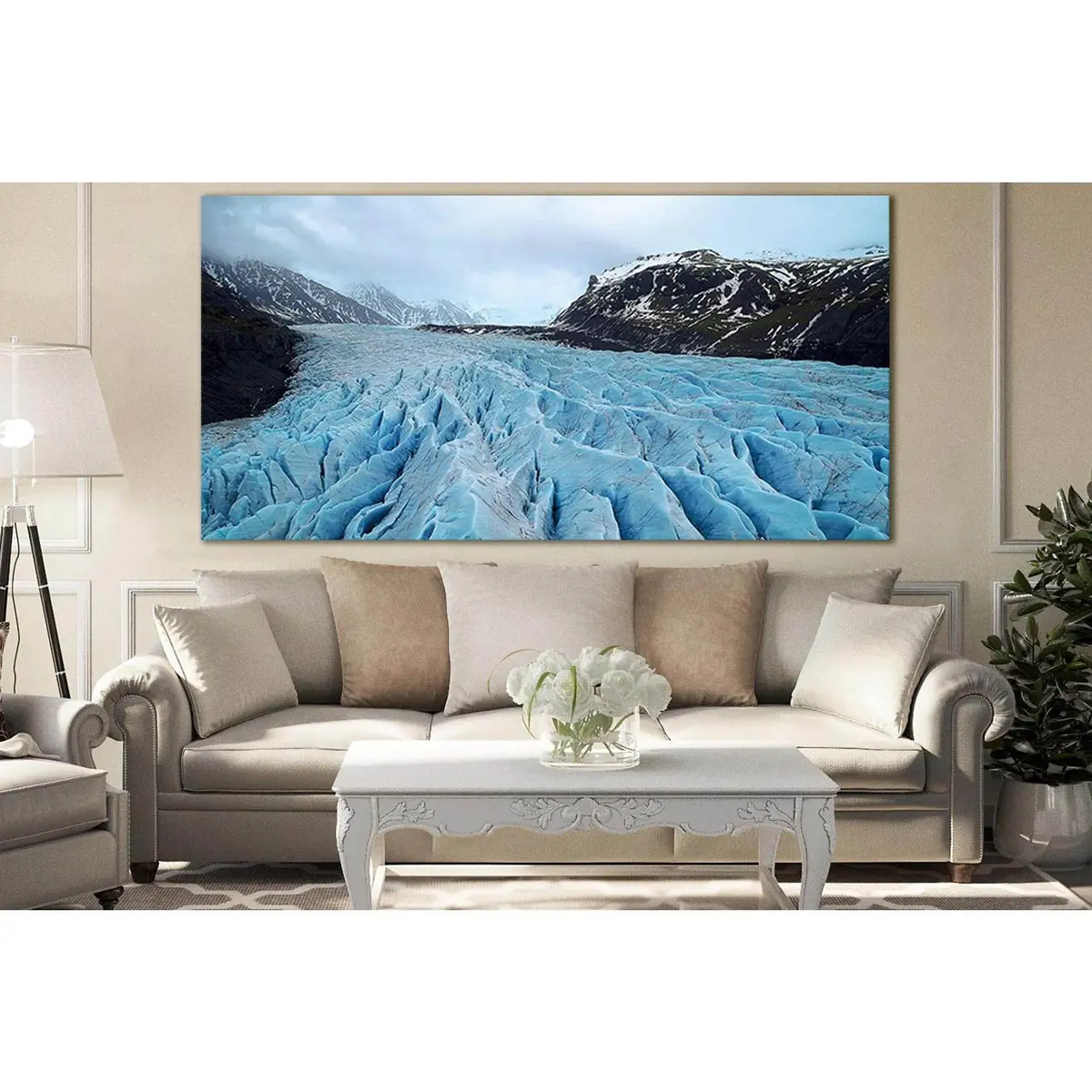 Skaftafell Glacier №Sl1303 Ready To Hang Canvas Print 2