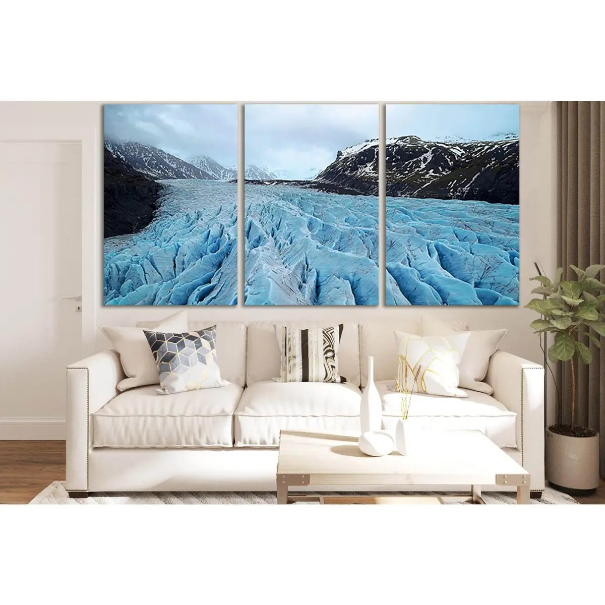Skaftafell Glacier №Sl1303 Ready To Hang Canvas Print 5