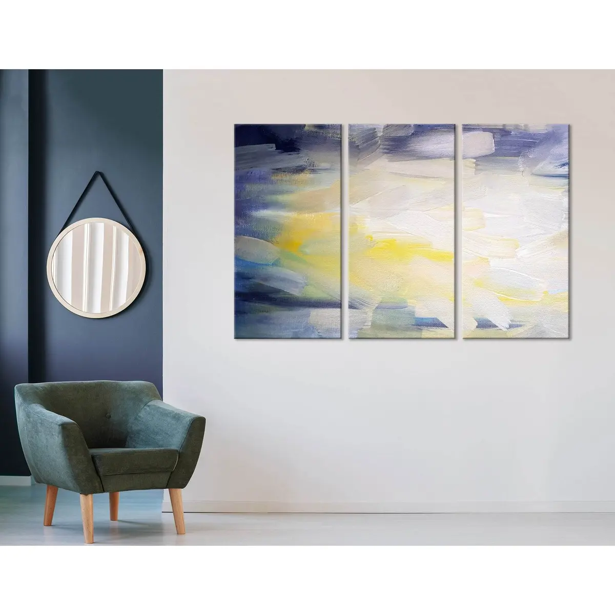 Sky And Sun Abstract №04265 Ready To Hang Canvas Print 5