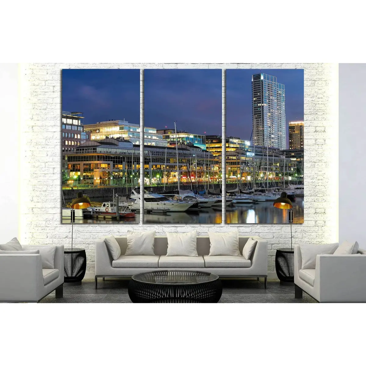 Skyline Of Buenos Aires, Argentina №1262 Ready To Hang Canvas Print 5
