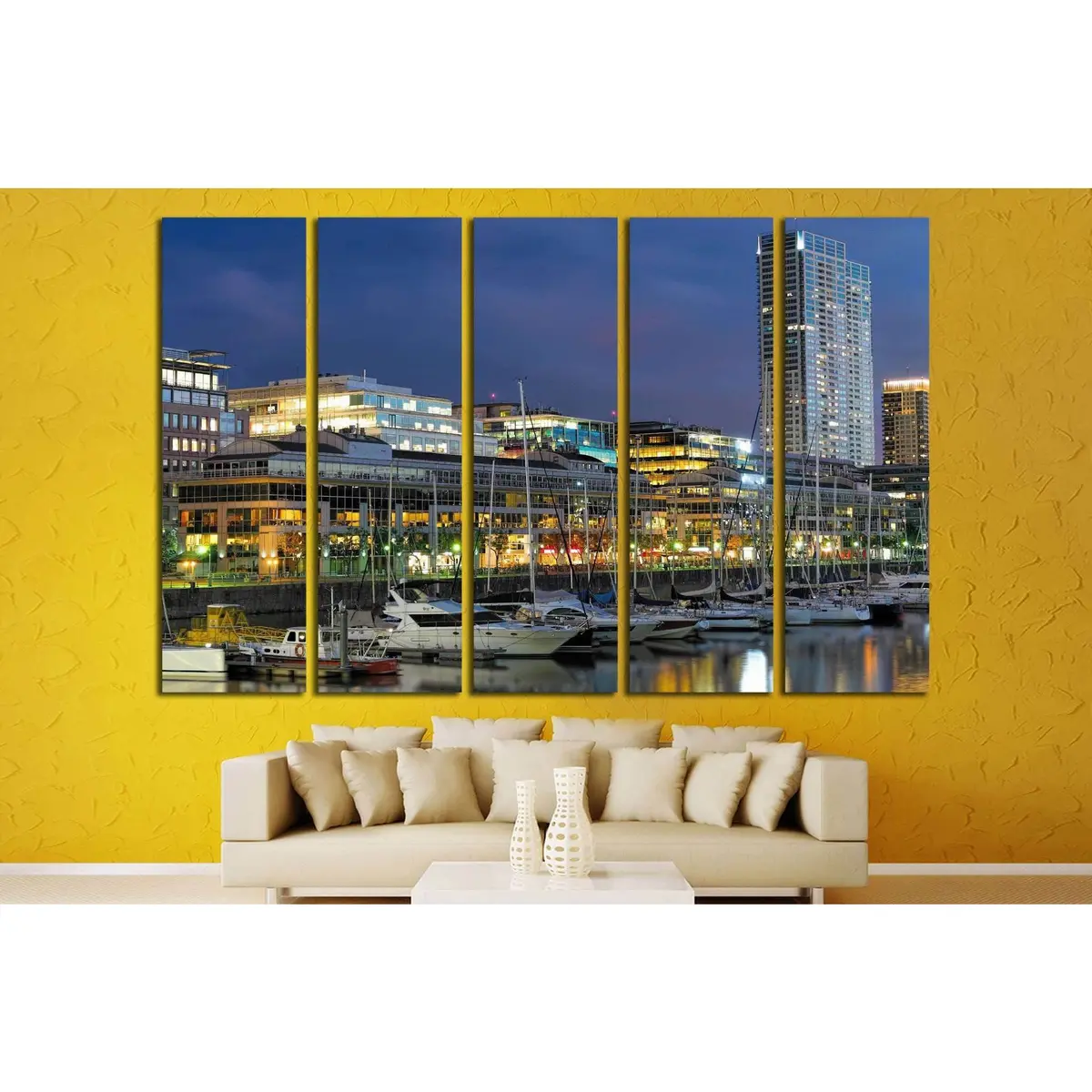 Buenos Aires Skyline Canvas Wall Art – Ready-to-Hang Print #1262 - Image 2