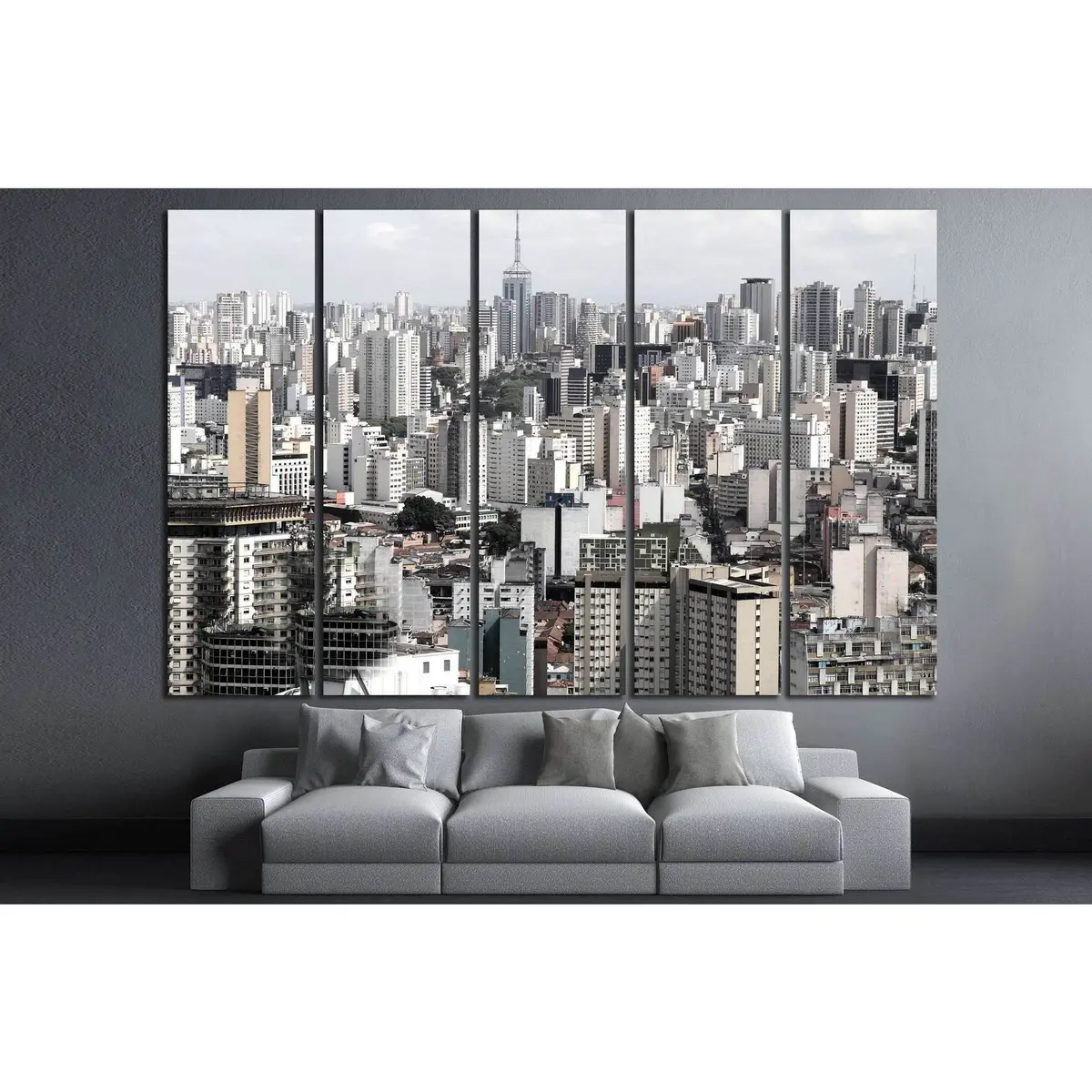 São Paulo Skyline Canvas Art Print – Brazilian Cityscape Wall Decor - Image 2