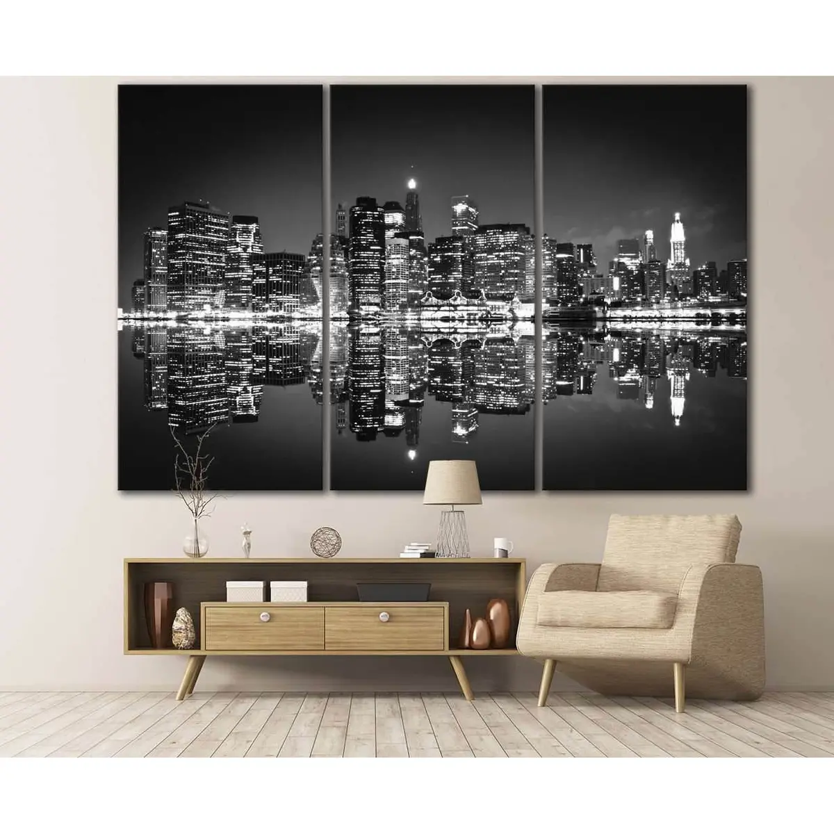 Skyscrapers Of New York №118 Ready To Hang Canvas Print 5