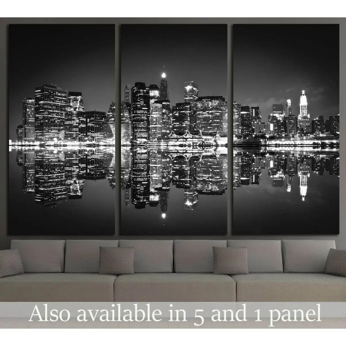 Skyscrapers Of New York №741 Ready To Hang Canvas Print 5