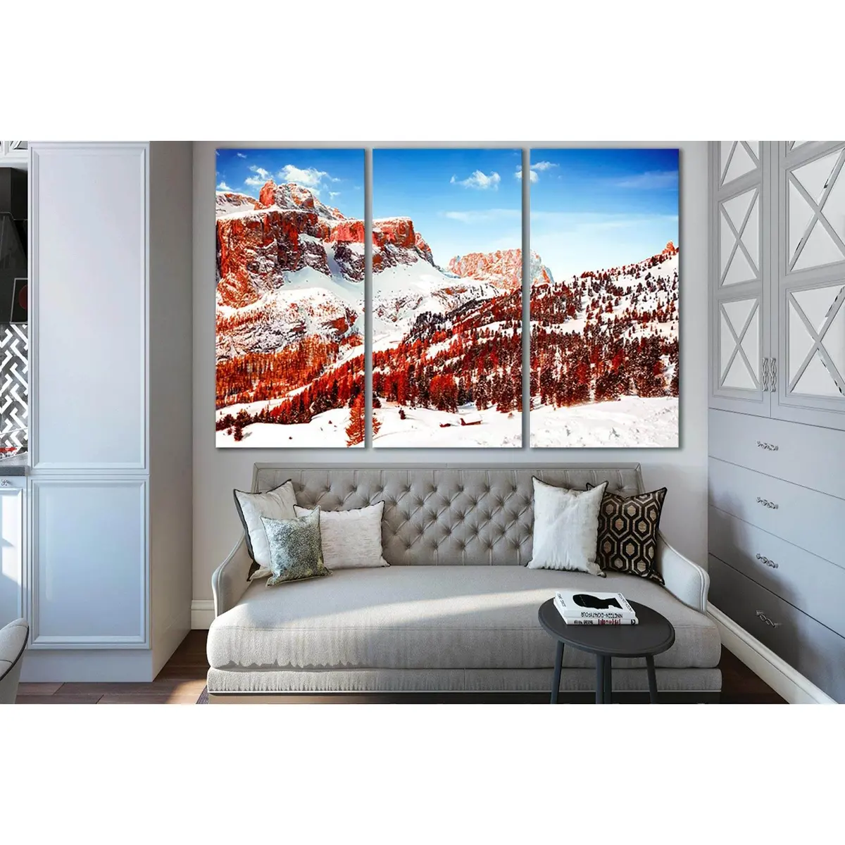 Snow Capped Mountains №Sl1599 Ready To Hang Canvas Print 5