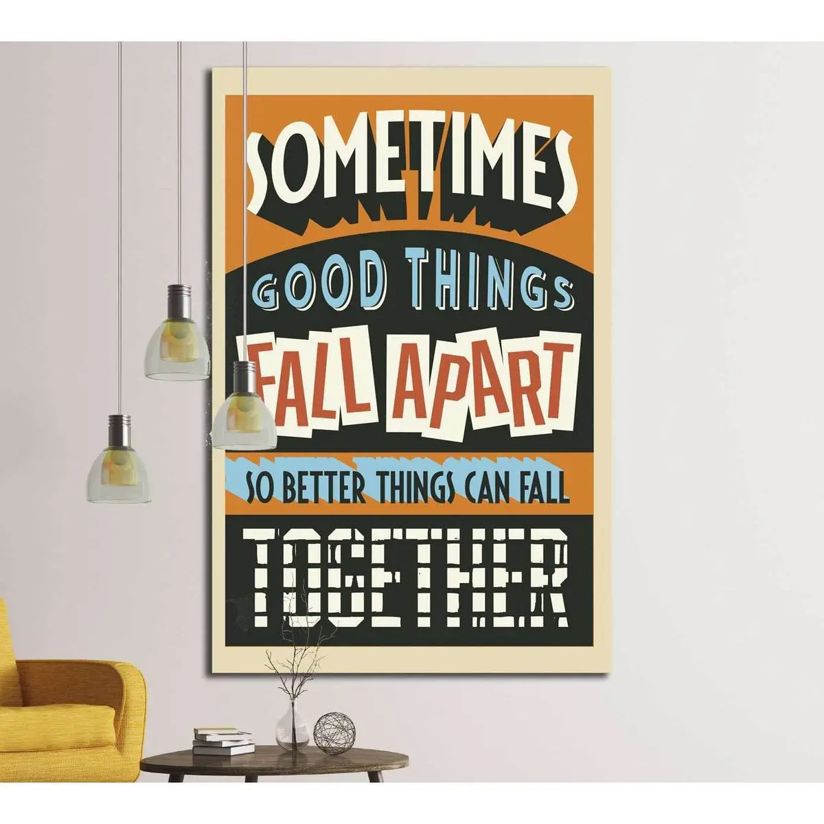So Better Things Csn Fall Together №4543 Ready To Hang Canvas Print 1