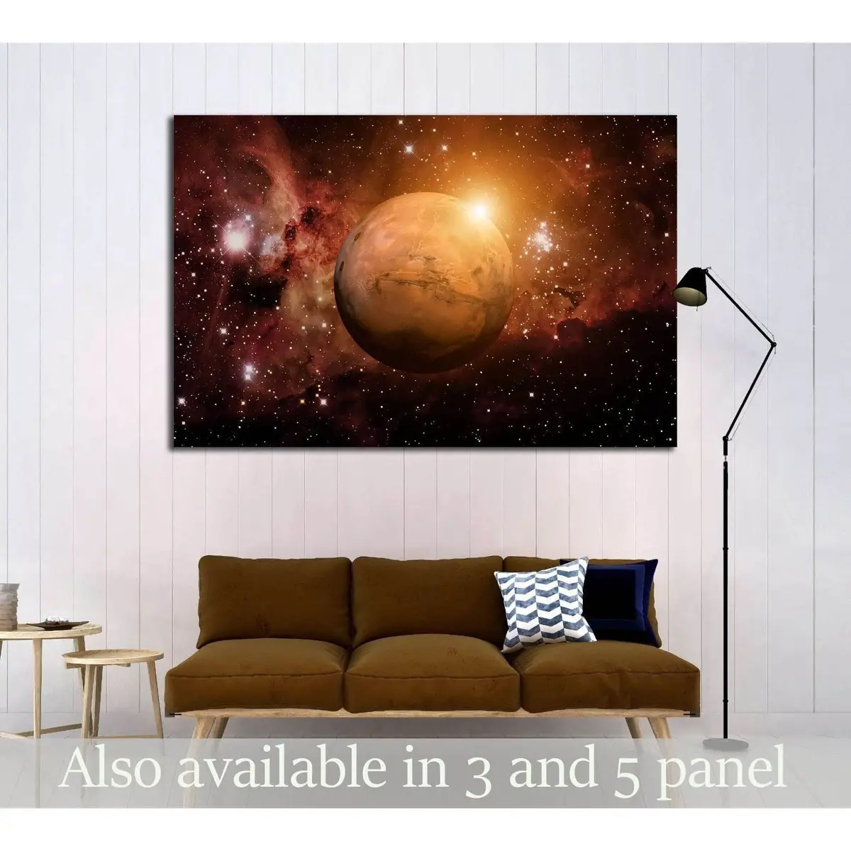 Solar System - Mars. It Is The Fourth Planet From The Sun. №2429 Ready To Hang Canvas Print 1