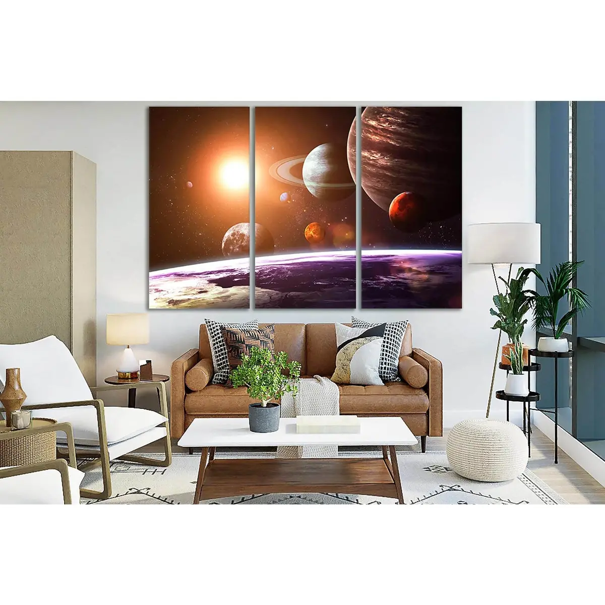 Solar System Planets №Sl395 Ready To Hang Canvas Print 5