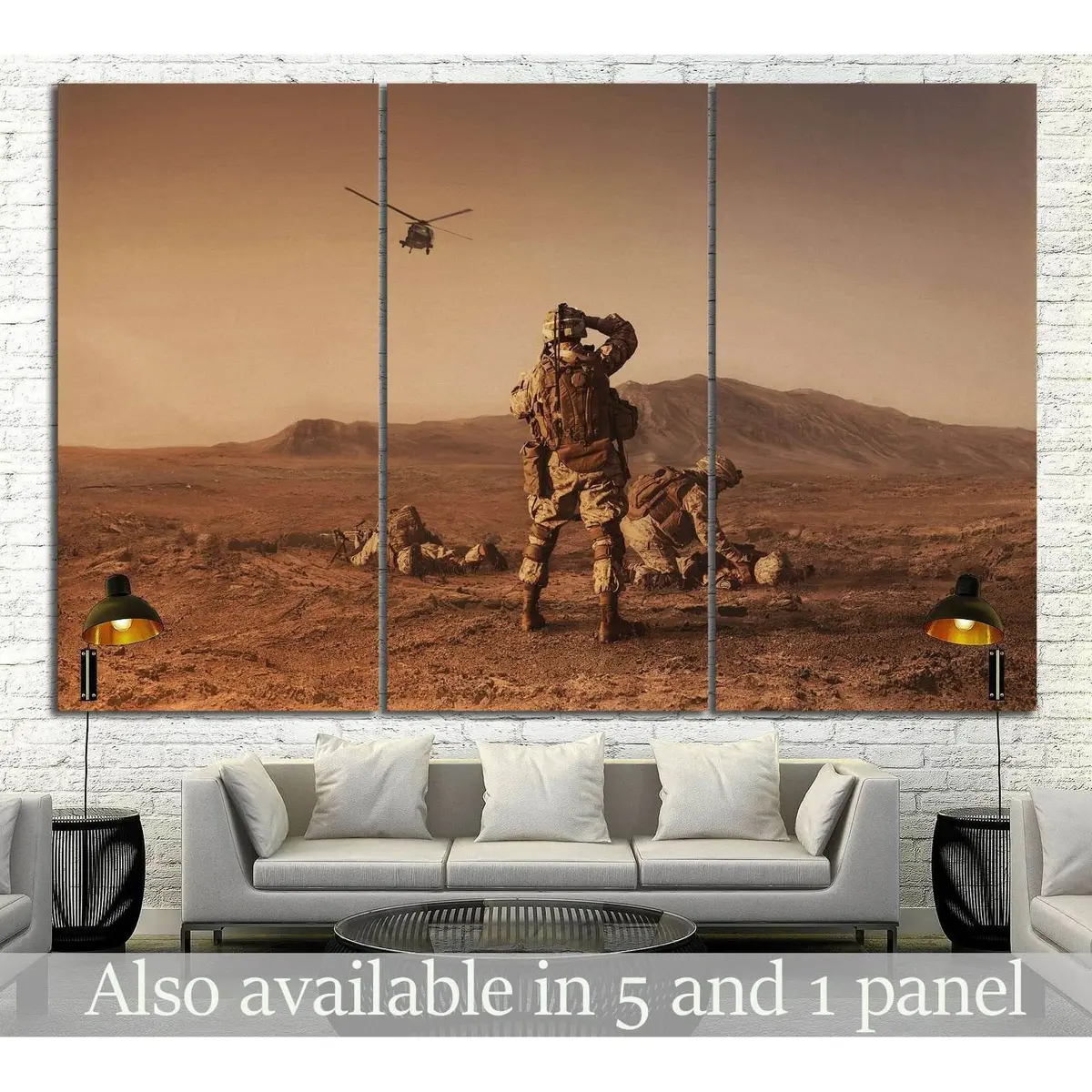 Soldiers №6 Ready To Hang Canvas Print 5