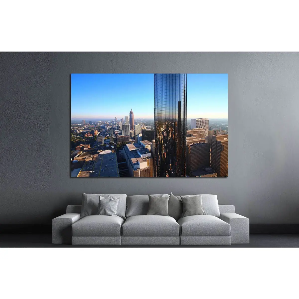 South Atlanta Tower №1653 Ready To Hang Canvas Print 3