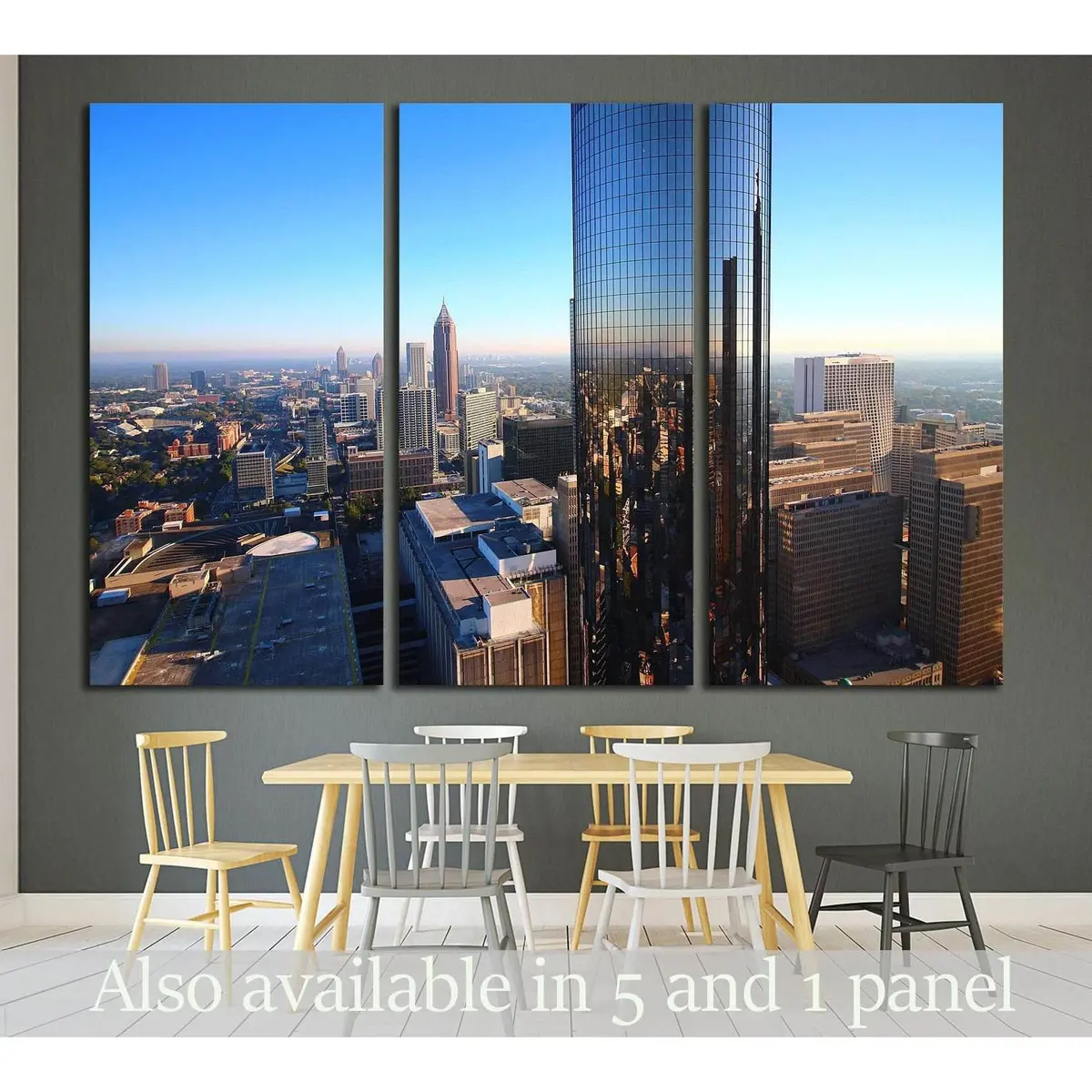 South Atlanta Tower №1653 Ready To Hang Canvas Print 5