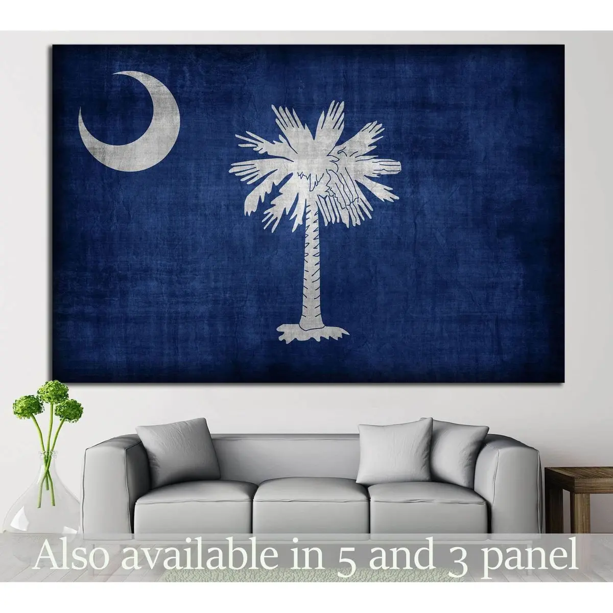 South Carolina Flag №685 Ready To Hang Canvas Print 1