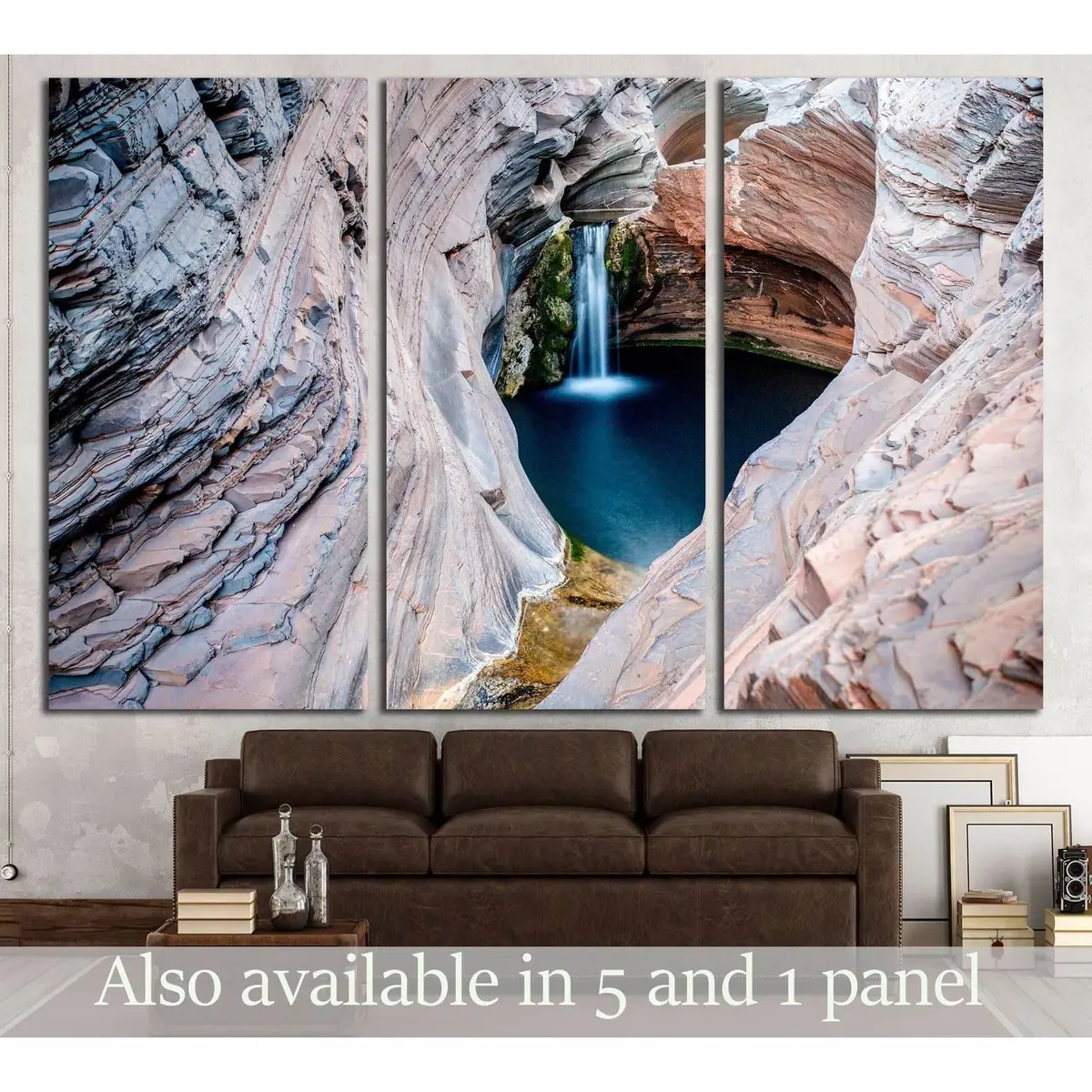 Spa Pool, Hamersley Gorge, Karijini National Park, Western Australia №3189 Ready To Hang Canvas Print 5
