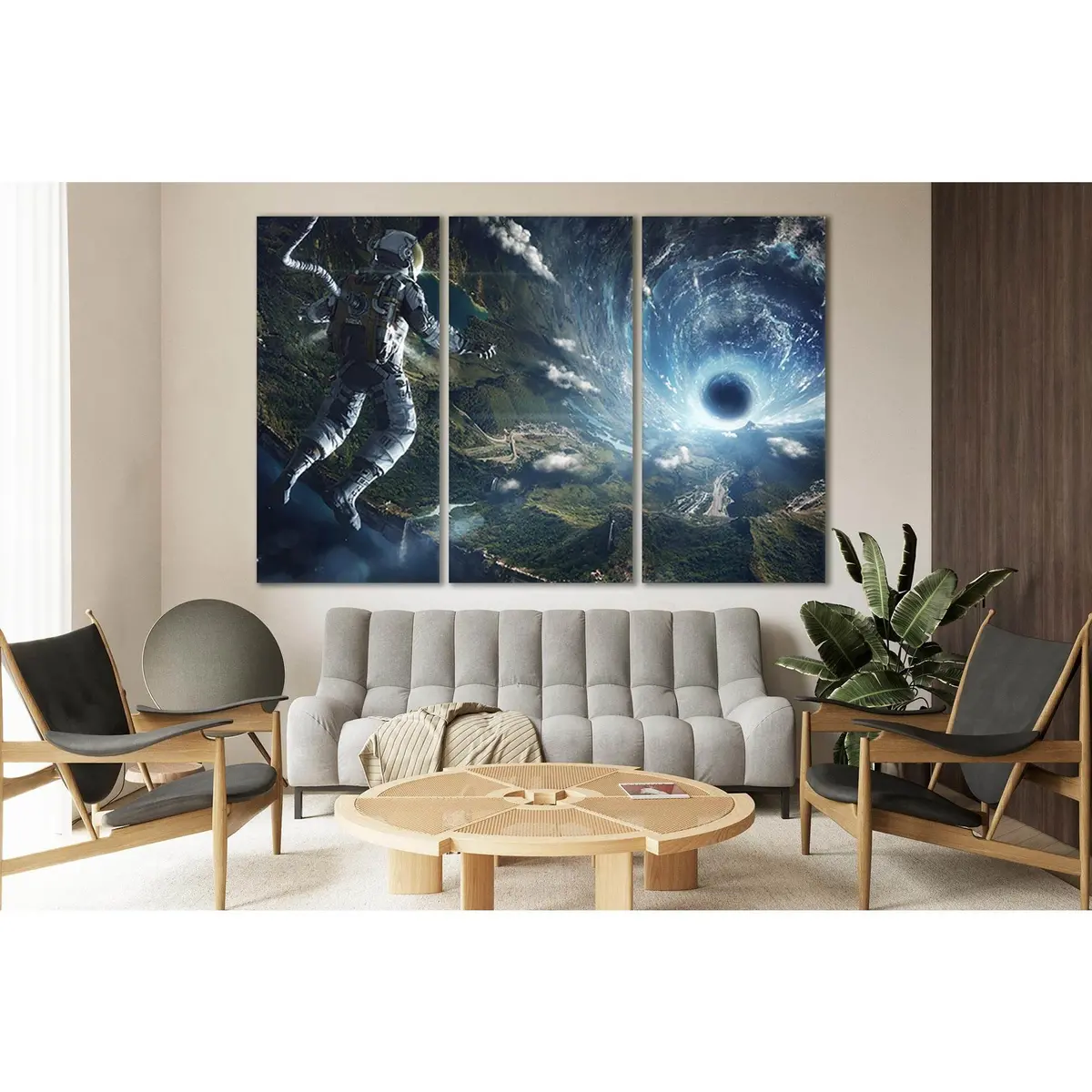 Space And Astronaut №Sl427 Ready To Hang Canvas Print 5