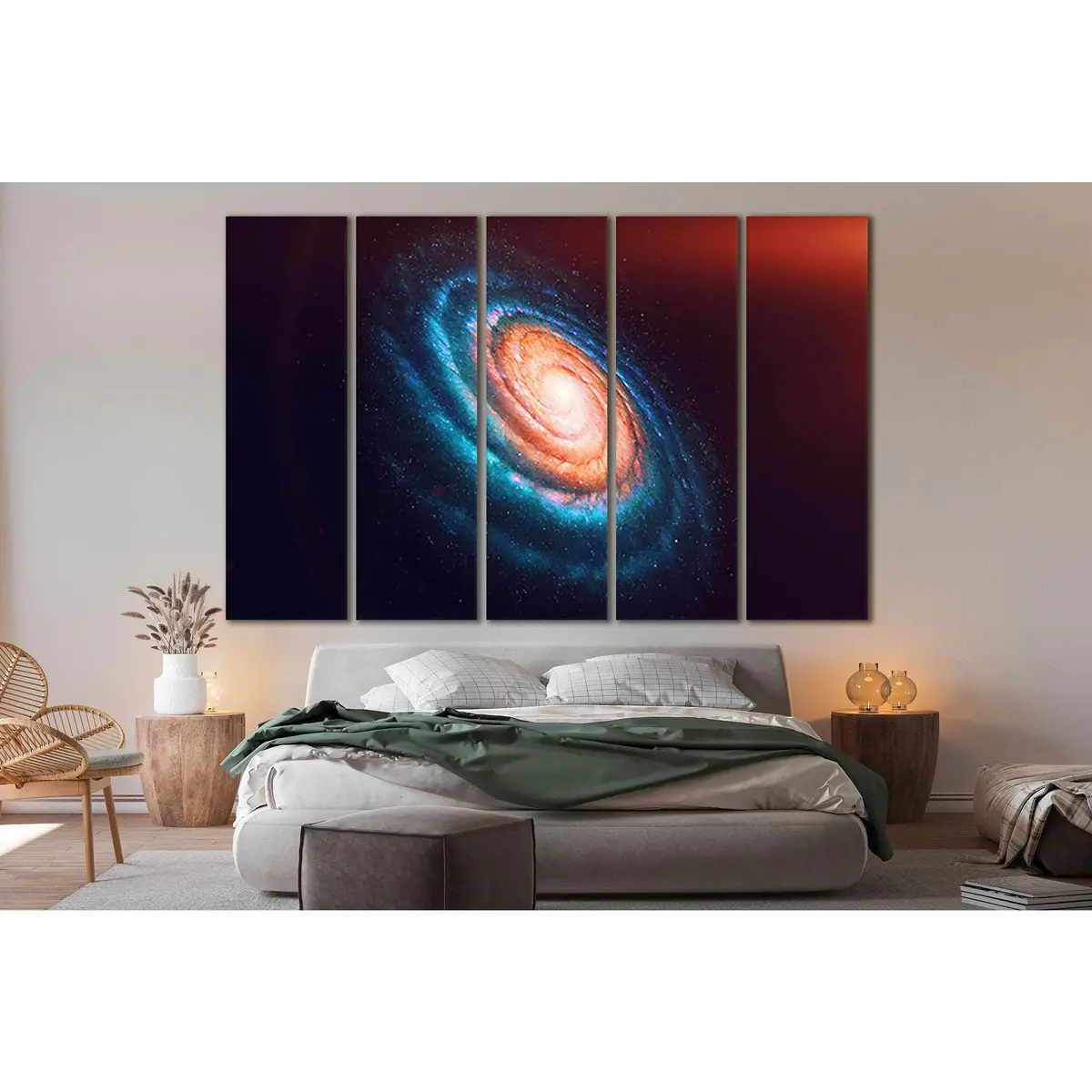 Galaxy Space Canvas Art №SL439 – Premium Ready-to-Hang Wall Decor