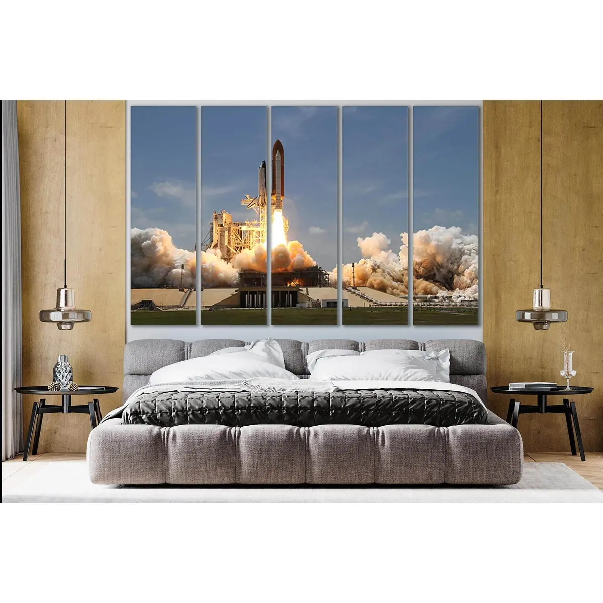 Space Shuttle Launch #SL790 — Ready-to-Hang Canvas Wall Art - Image 3