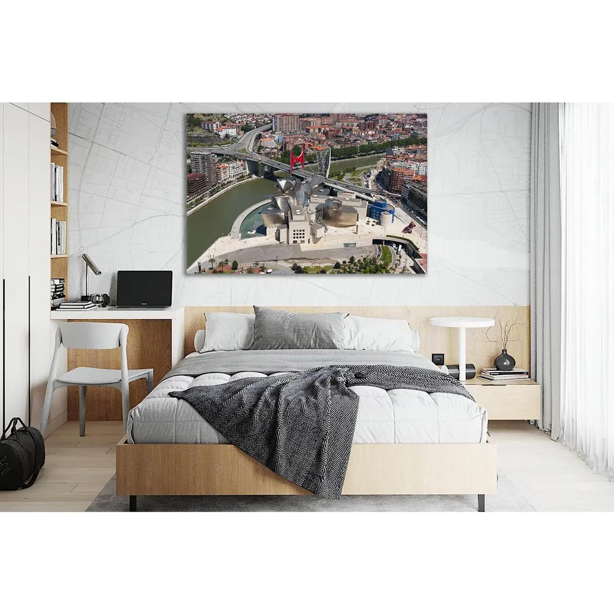 Spain City Bilbao №Sl312 Ready To Hang Canvas Print 1