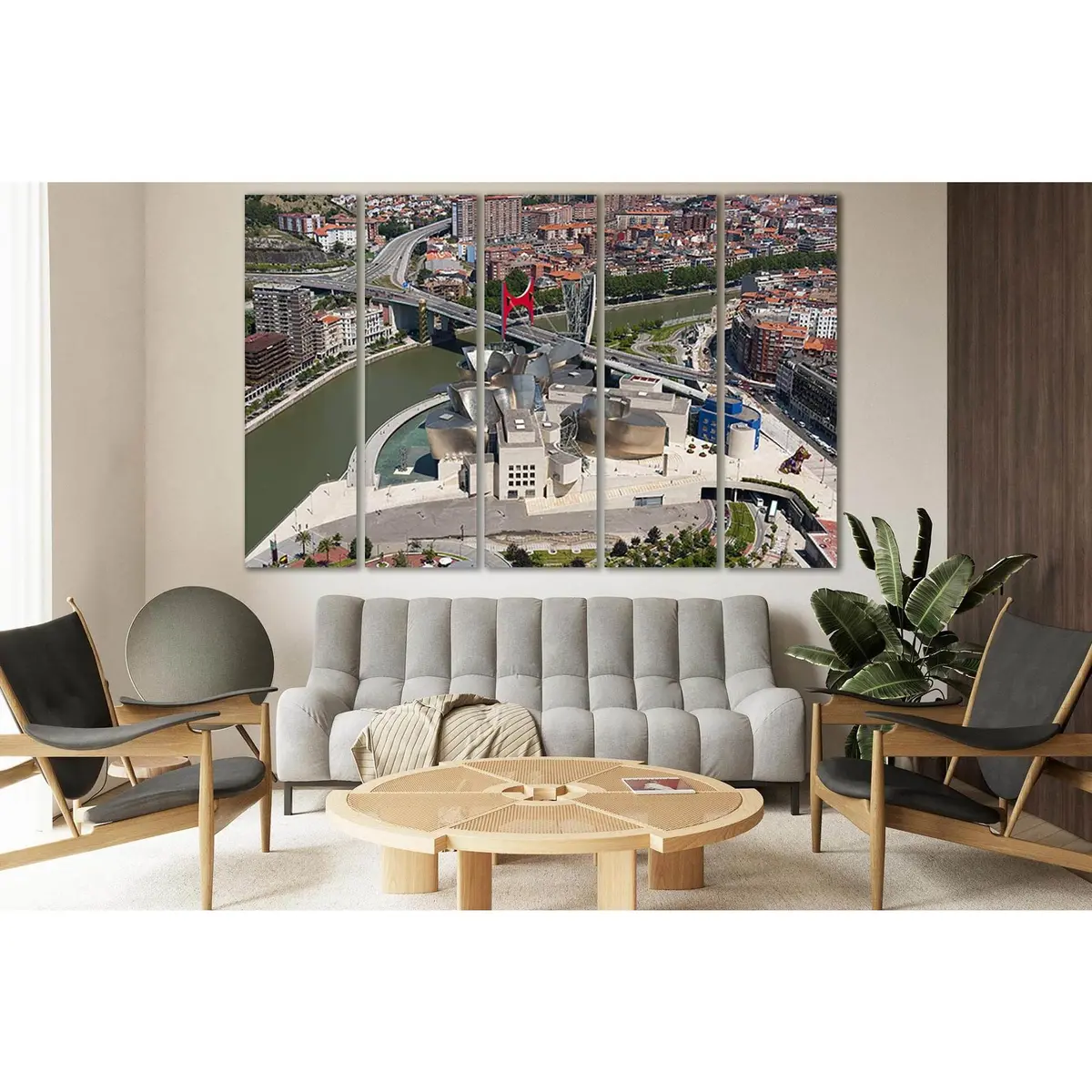 Bilbao City Wall Art Canvas Print SL312 – Ready to Hang - Image 3