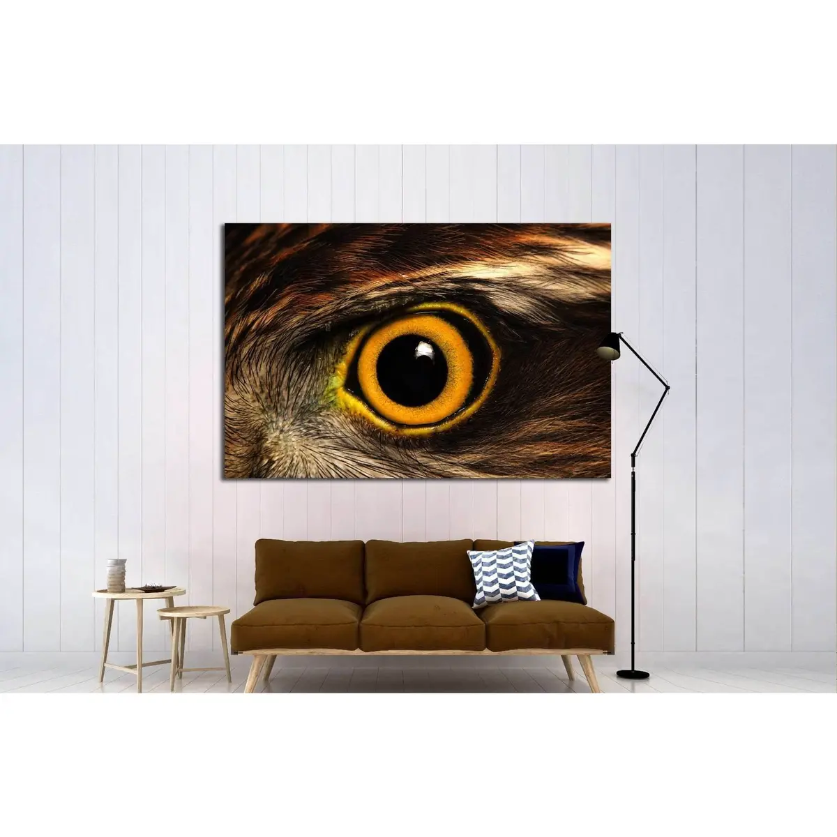 Sparrow-Hawk Eye №1862 Ready To Hang Canvas Print 3