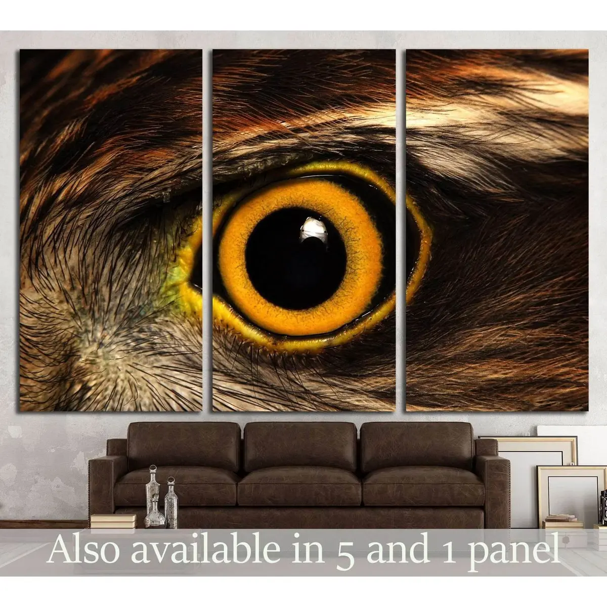 Sparrow-Hawk Eye №1862 Ready To Hang Canvas Print 4